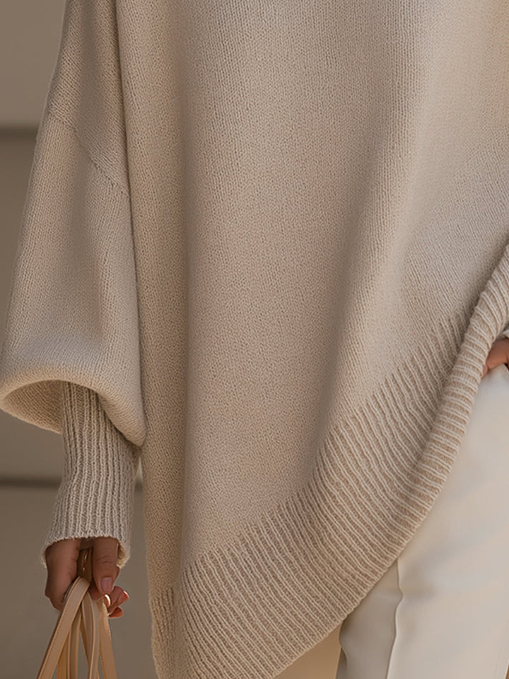 Jennifer | Oversize-Pullover mit weitem Ausschnitt