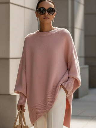 Jennifer | Oversize-Pullover mit weitem Ausschnitt