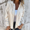 Ella | Cord-Kapuzenjacke mit Reißverschluss