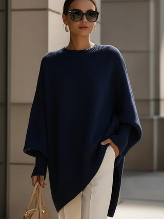 Jennifer | Oversize-Pullover mit weitem Ausschnitt