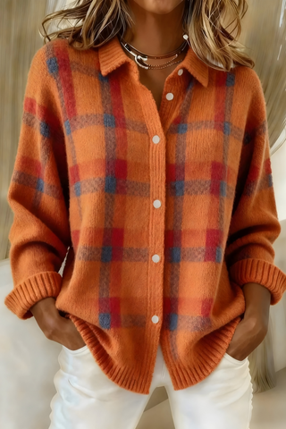 Camille – Karierter Cardigan