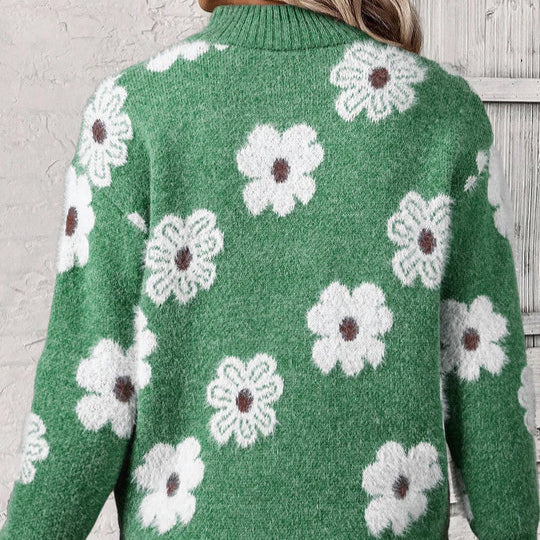 Bloom – Pullover mit Reißverschlusskragen