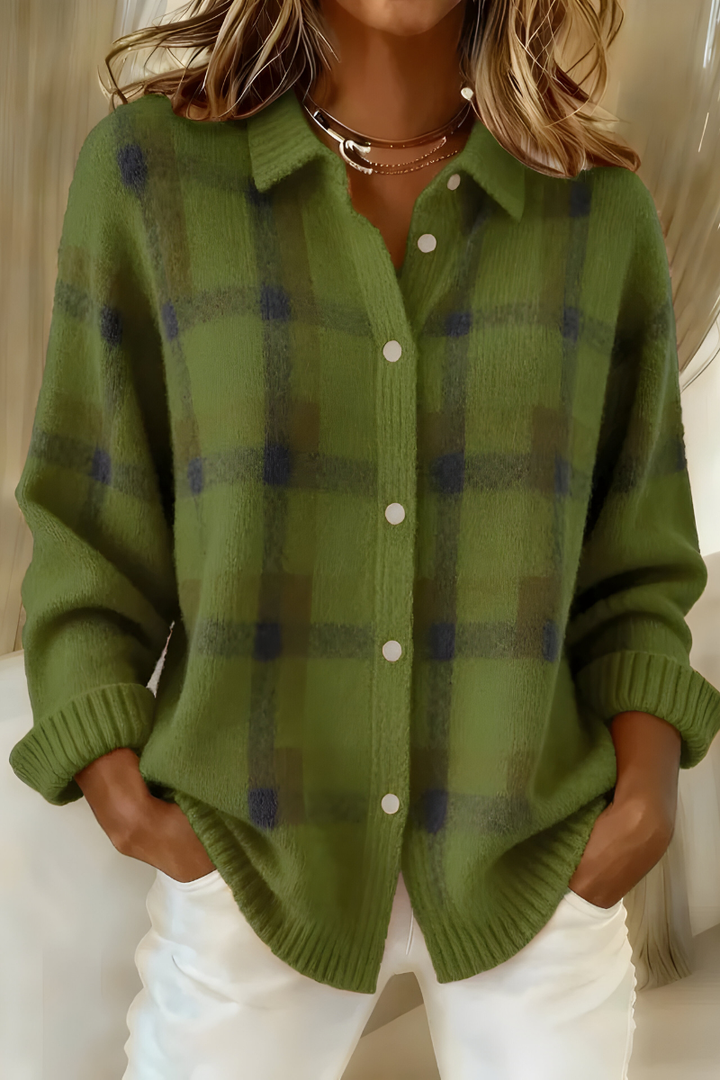Camille – Karierter Cardigan