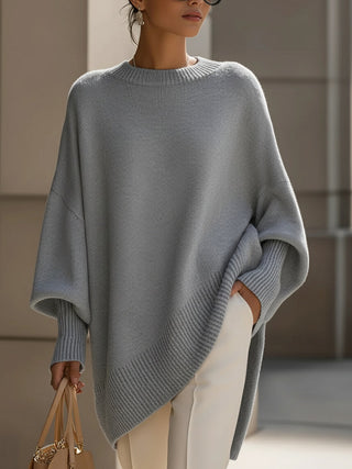 Jennifer | Oversize-Pullover mit weitem Ausschnitt