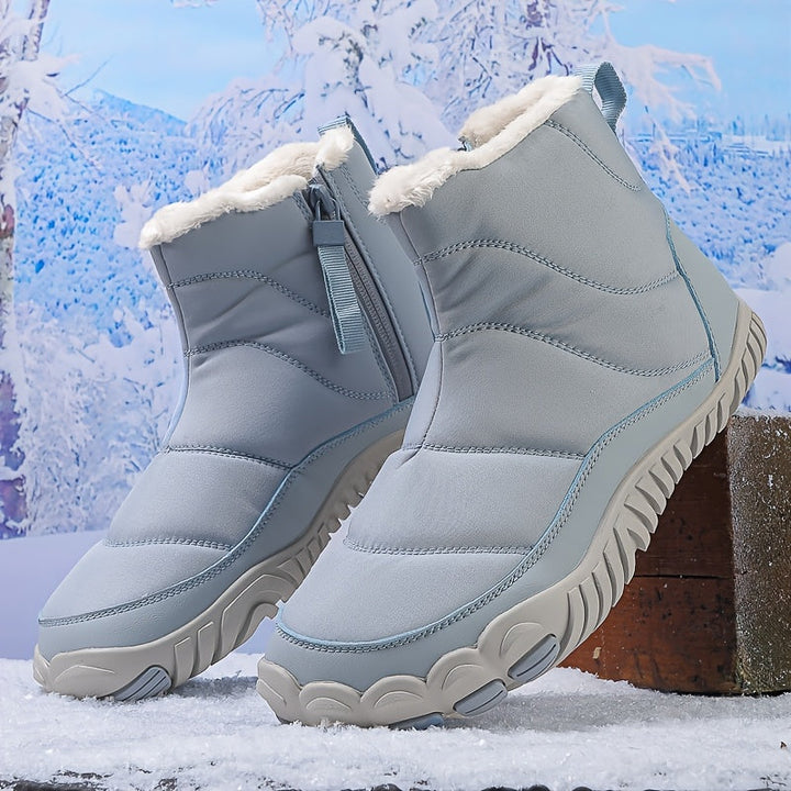 Freya | Barfuß-Winterstiefel mit Zehenfreiheit &amp; warmem Plüschfutter