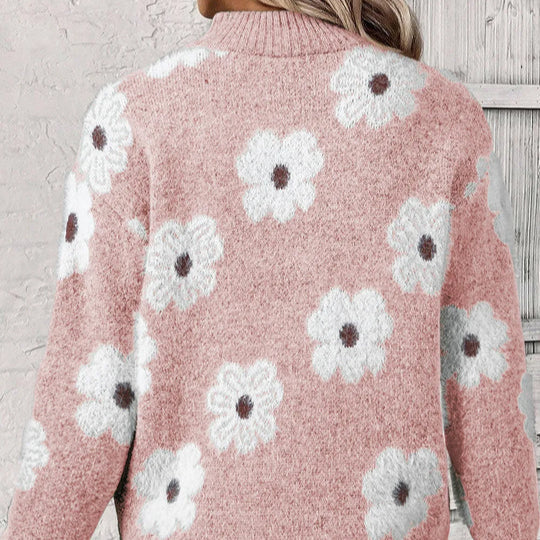 Bloom – Pullover mit Reißverschlusskragen