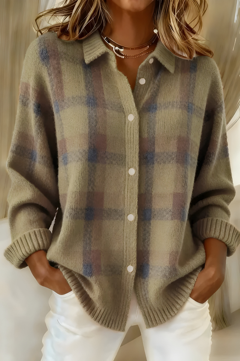 Camille – Karierter Cardigan