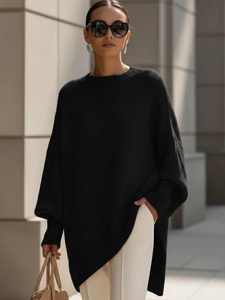 Jennifer | Oversize-Pullover mit weitem Ausschnitt