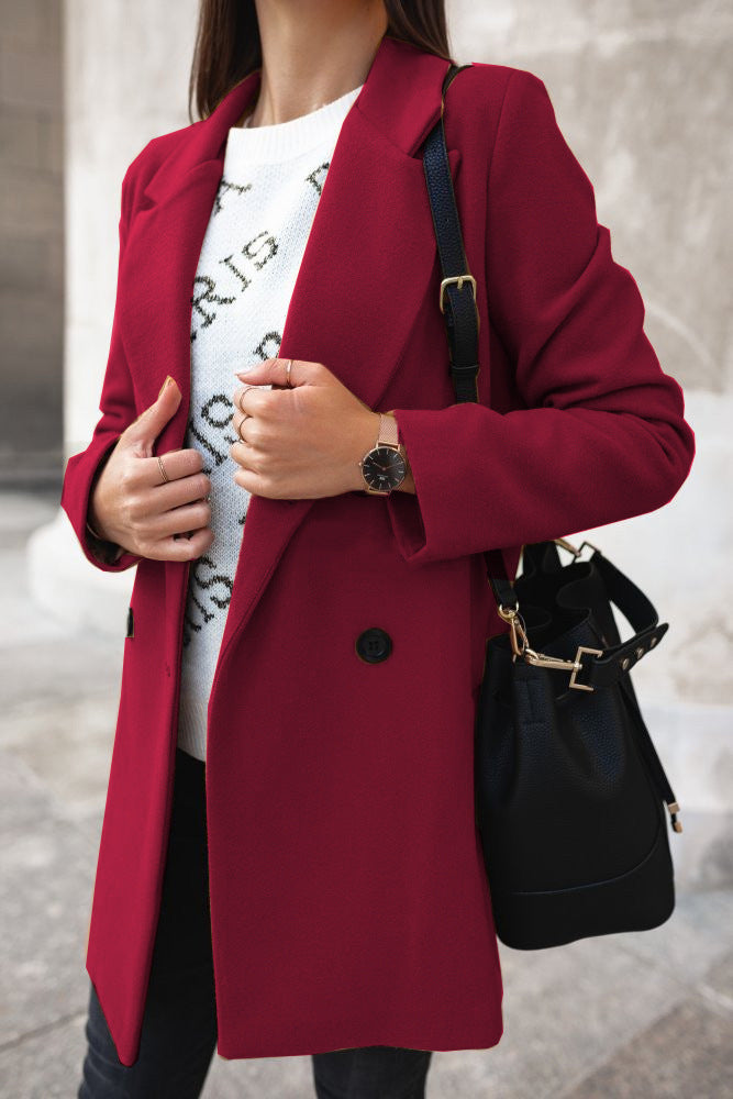 Teresa | Klassischer Wollmantel