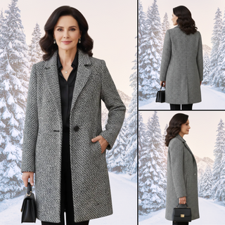 Wendy | Langer Stoffmantel