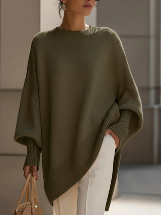 Jennifer | Oversize-Pullover mit weitem Ausschnitt