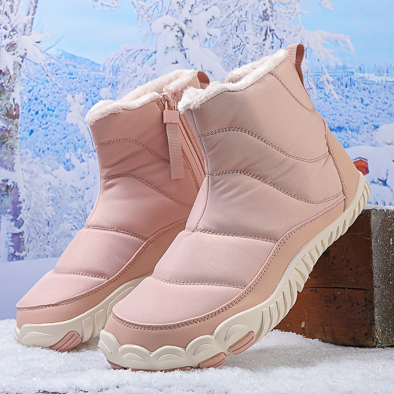 Freya | Barfuß-Winterstiefel mit Zehenfreiheit &amp; warmem Plüschfutter