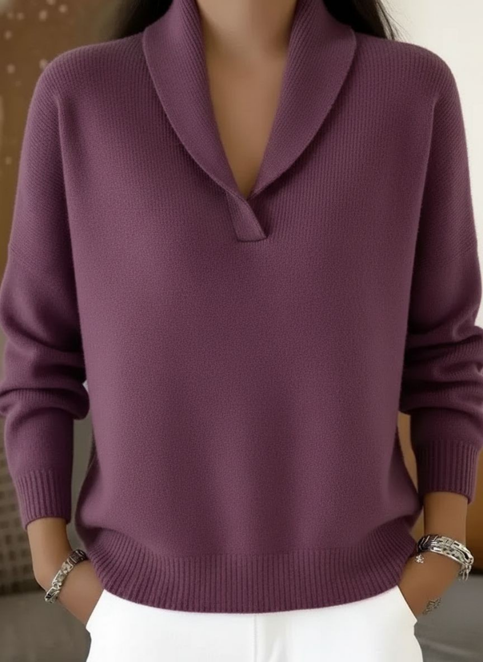 Antonine – V-Ausschnitt Pullover