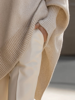 Jennifer | Oversize-Pullover mit weitem Ausschnitt