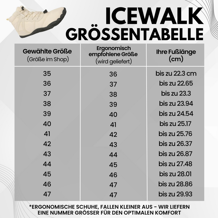 IceWalk | Wasserfeste Thermo-Barfußschuhe