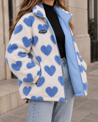 Livia | Teddy-Herzchenjacke