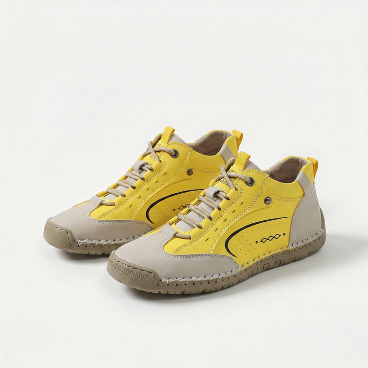 Romy – Komfortabler Mid-Top Sneaker in sanften Pastelltönen