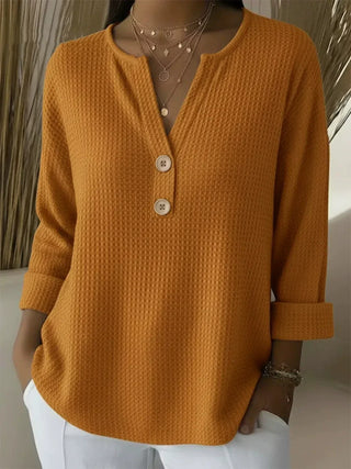 Kyla | V-Ausschnitt Polo Pullover