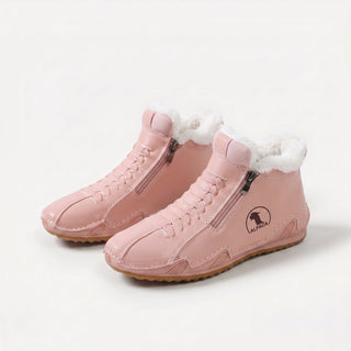 Lotte | Warm gefütterte Stiefelette mit Reißverschluss &amp; Schnürung