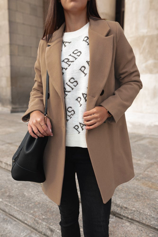 Teresa | Klassischer Wollmantel
