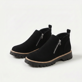 Frida – Plateau-Stiefelette mit dicker Sohle für Herbst &amp; Winter