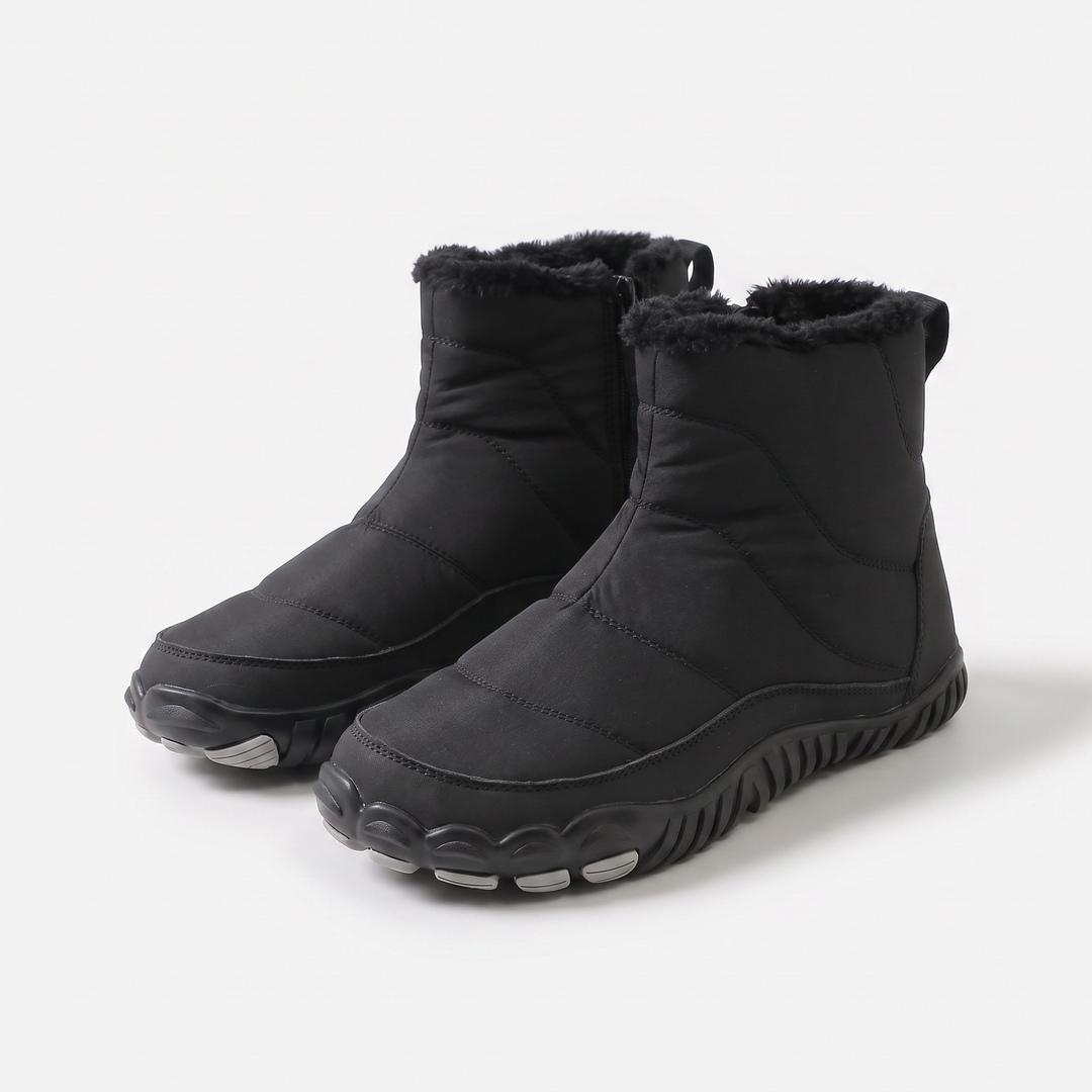 Freya | Barfuß-Winterstiefel mit Zehenfreiheit &amp; warmem Plüschfutter