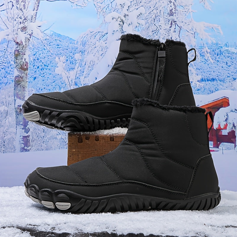 Freya | Barfuß-Winterstiefel mit Zehenfreiheit &amp; warmem Plüschfutter