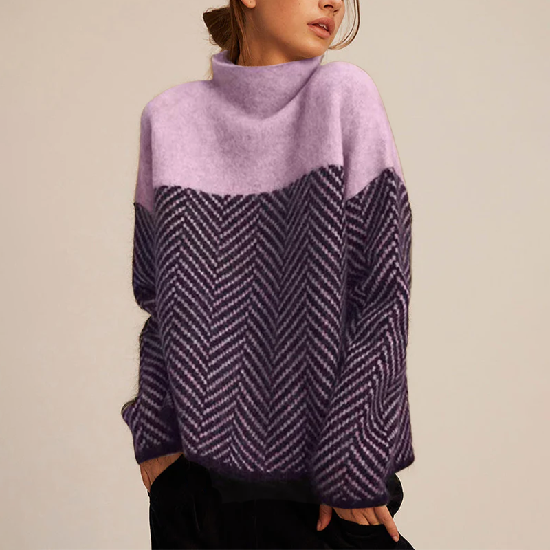 Adelie – Premium-Rollkragenpullover aus edlem Strick