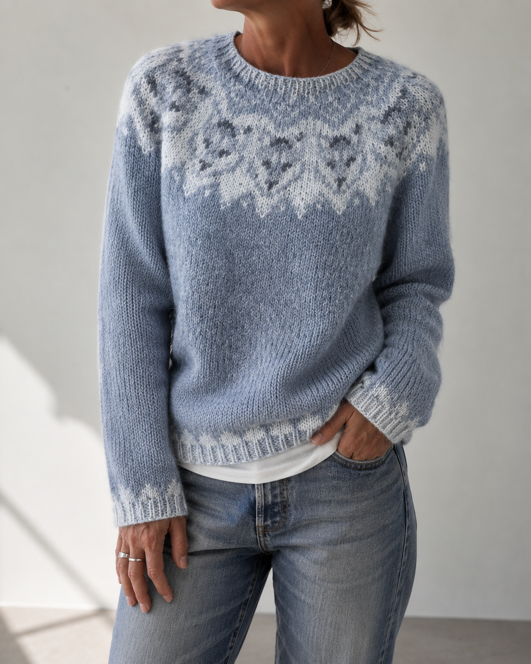 Darlene – Klassischer Fair Isle Strickpullover