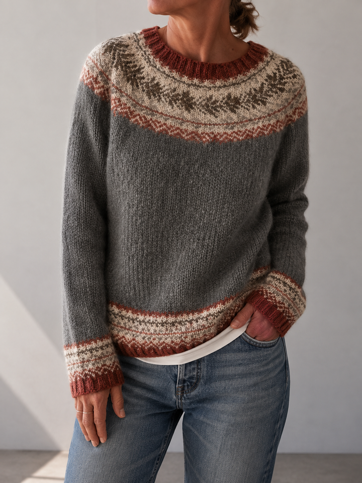 Darlene – Klassischer Fair Isle Strickpullover