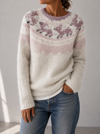 Darlene – Klassischer Fair Isle Strickpullover