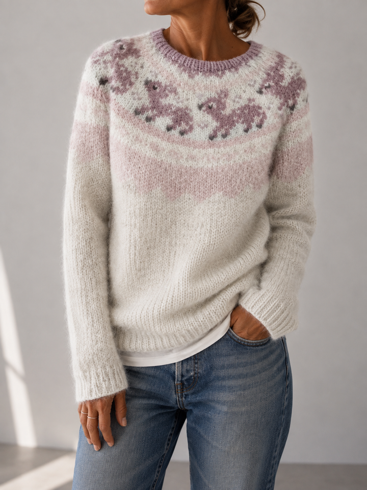Darlene – Klassischer Fair Isle Strickpullover