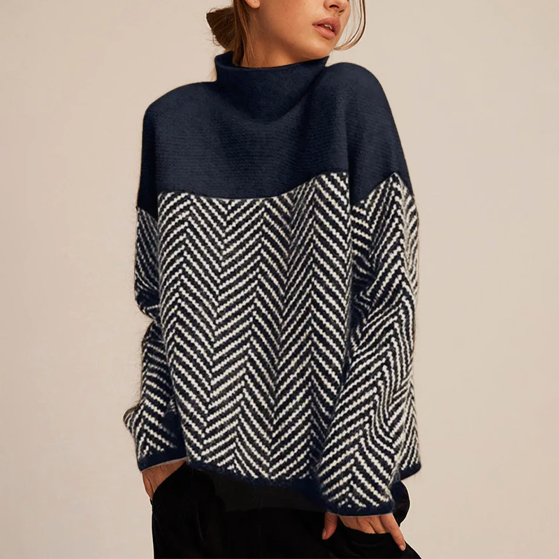 Adelie – Premium-Rollkragenpullover aus edlem Strick