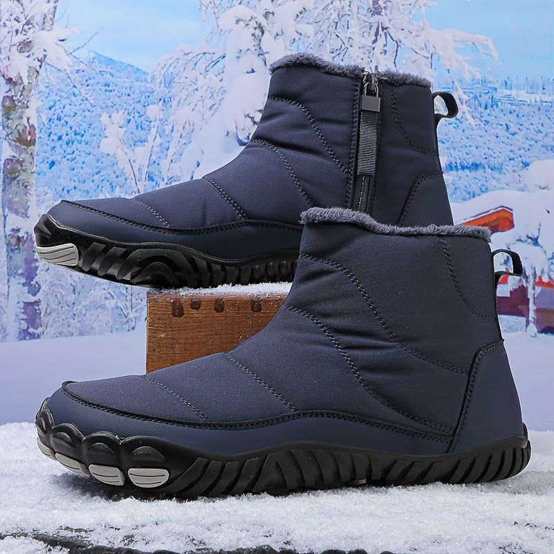 Freya | Barfuß-Winterstiefel mit Zehenfreiheit &amp; warmem Plüschfutter
