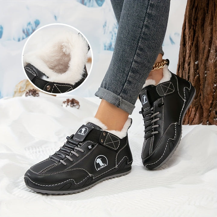 Hanne | Gefütterte Slip-On-Stiefelette im minimalistischen Look