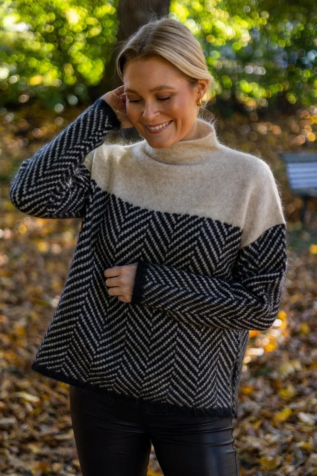 Adelie – Premium-Rollkragenpullover aus edlem Strick