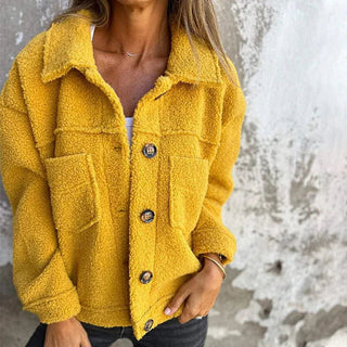 Thyra | Teddyjacke mit Knöpfen