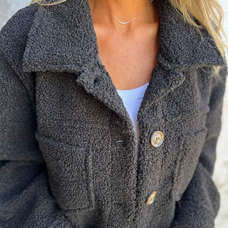 Thyra | Teddyjacke mit Knöpfen