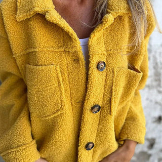 Thyra | Teddyjacke mit Knöpfen