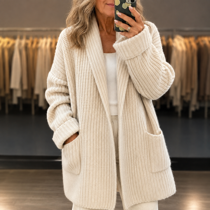 Theresa | Gemütlicher Cardigan-Mantel