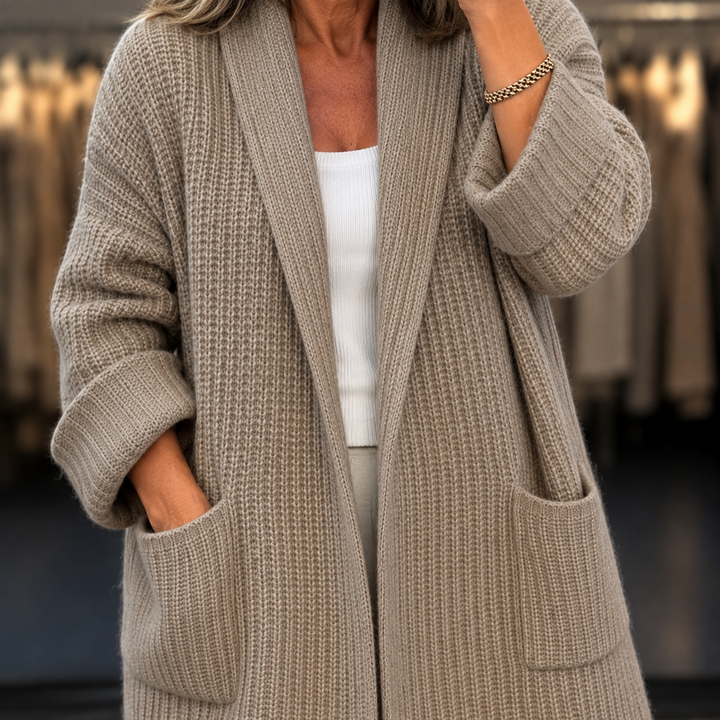 Theresa | Gemütlicher Cardigan-Mantel